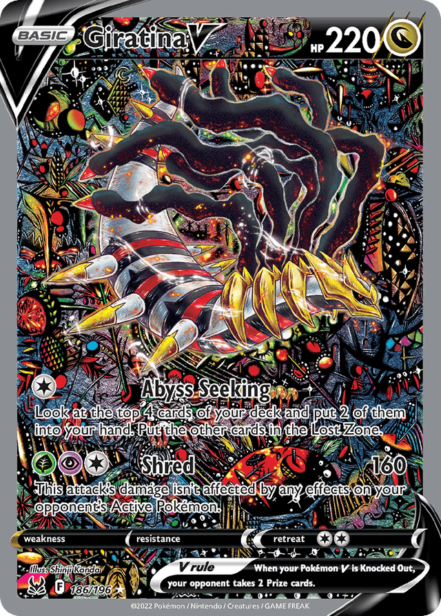 Giratina V alternate art, Lost Origin